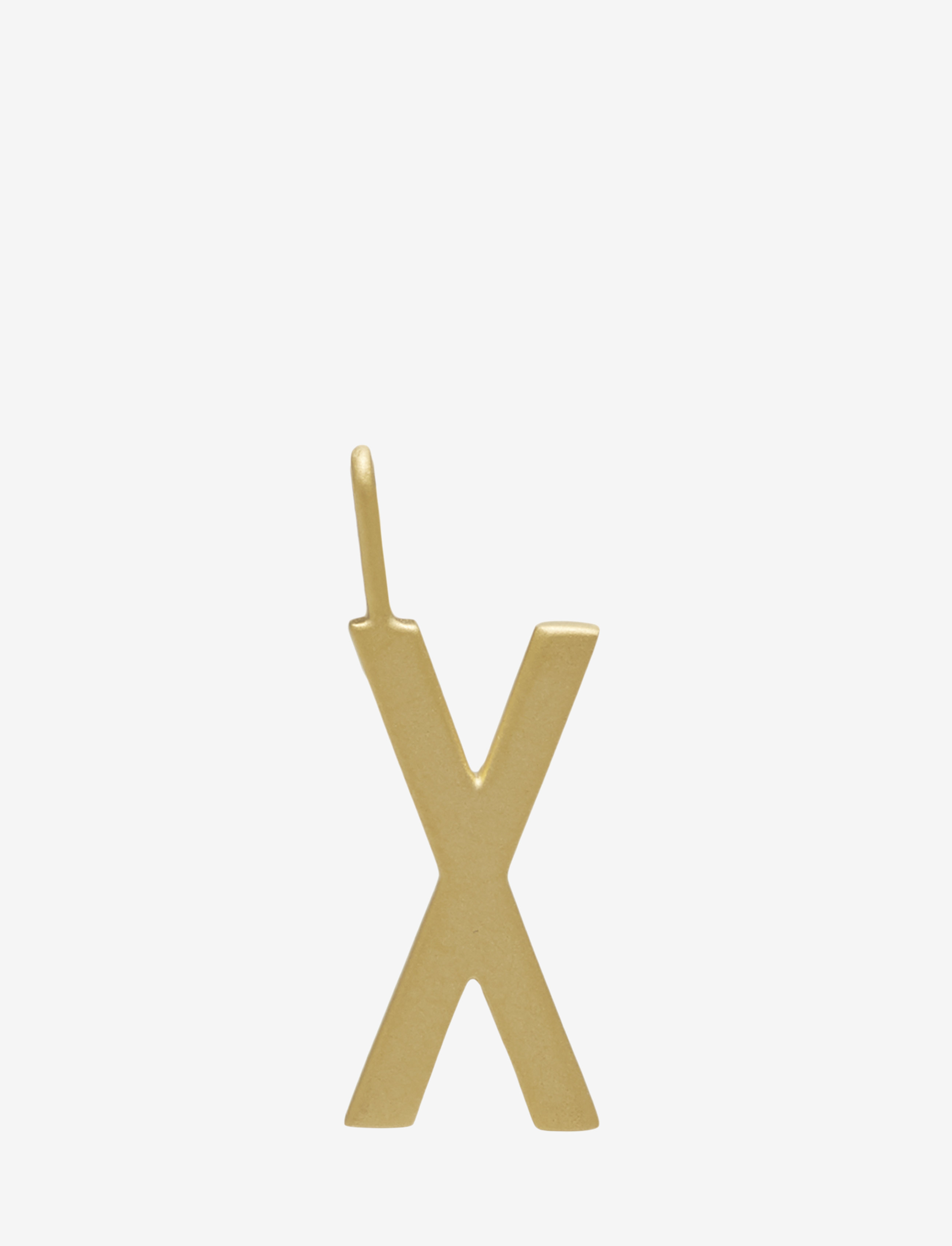 DESIGN LETTERS Letter For Initial Kette A-Z (18K Gold-Plated) Gold - 16 MM - Damen