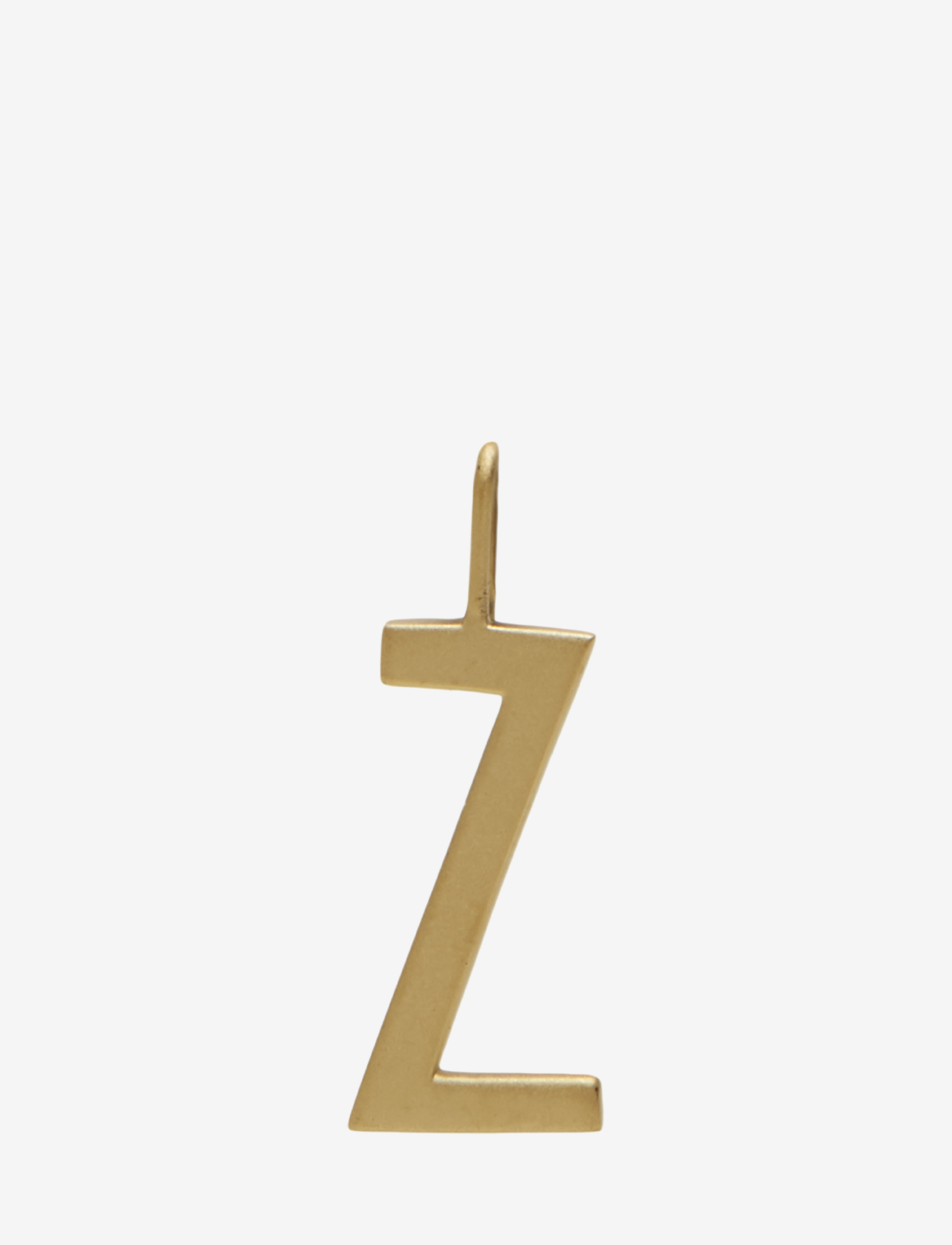 DESIGN LETTERS Letter For Initial Kette A-Z (18K Gold-Plated) Gold - 16 MM - Damen