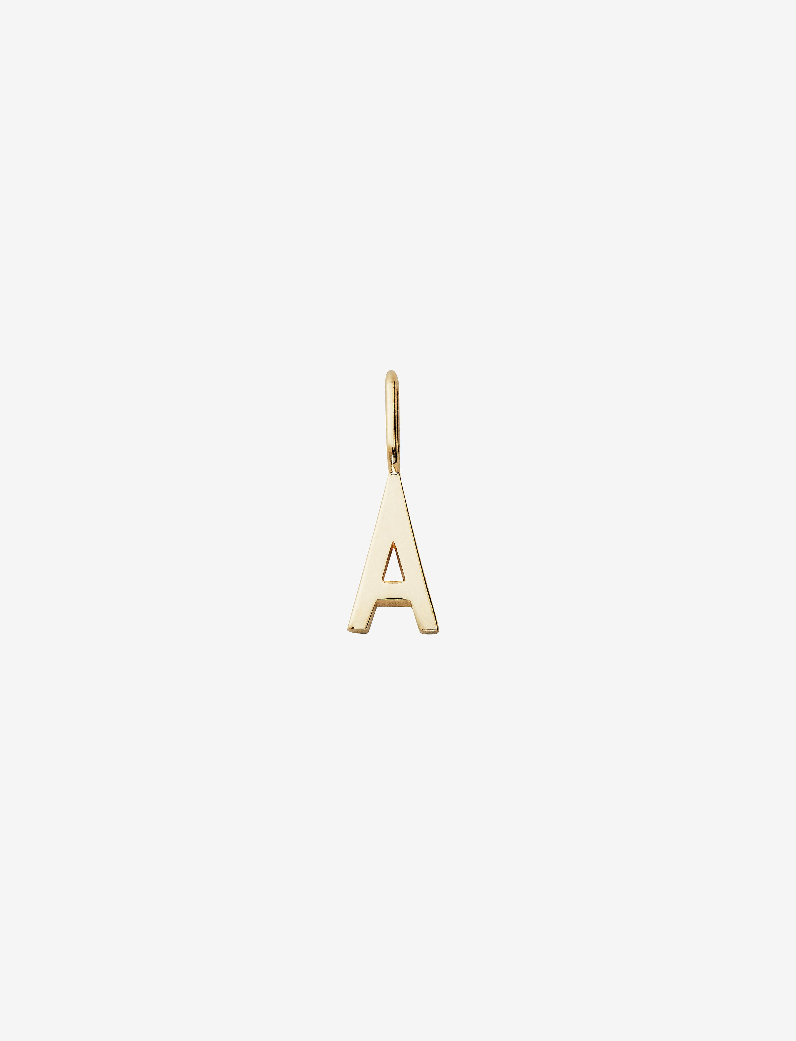 DESIGN LETTERS Letter For Initial Kette A-Z (18K Gold-Plated) Gold - 10 MM - Damen