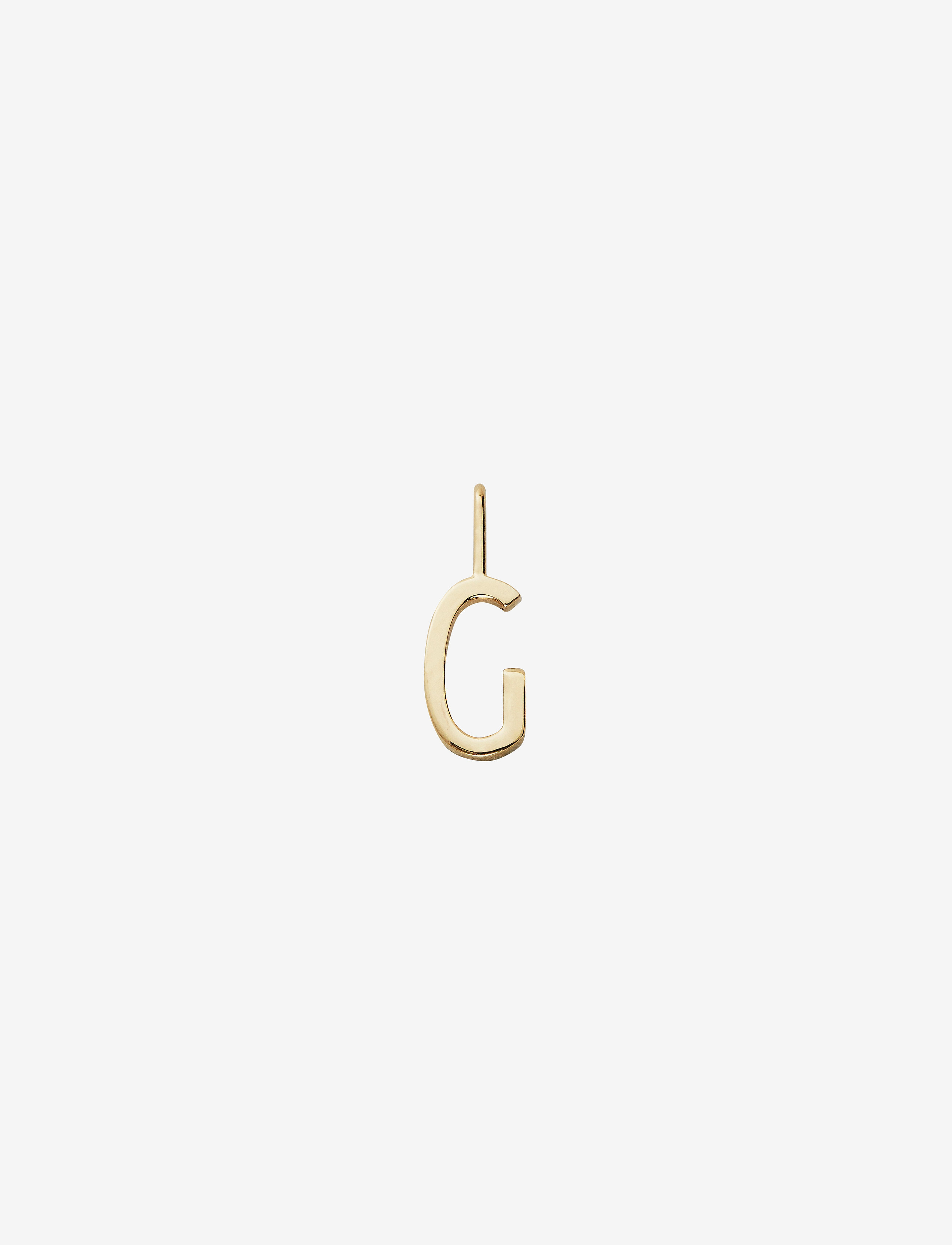 Design Letters Letter for initial necklace A-Z (18K Gold-plated) - Design Letters - GOLD / gold