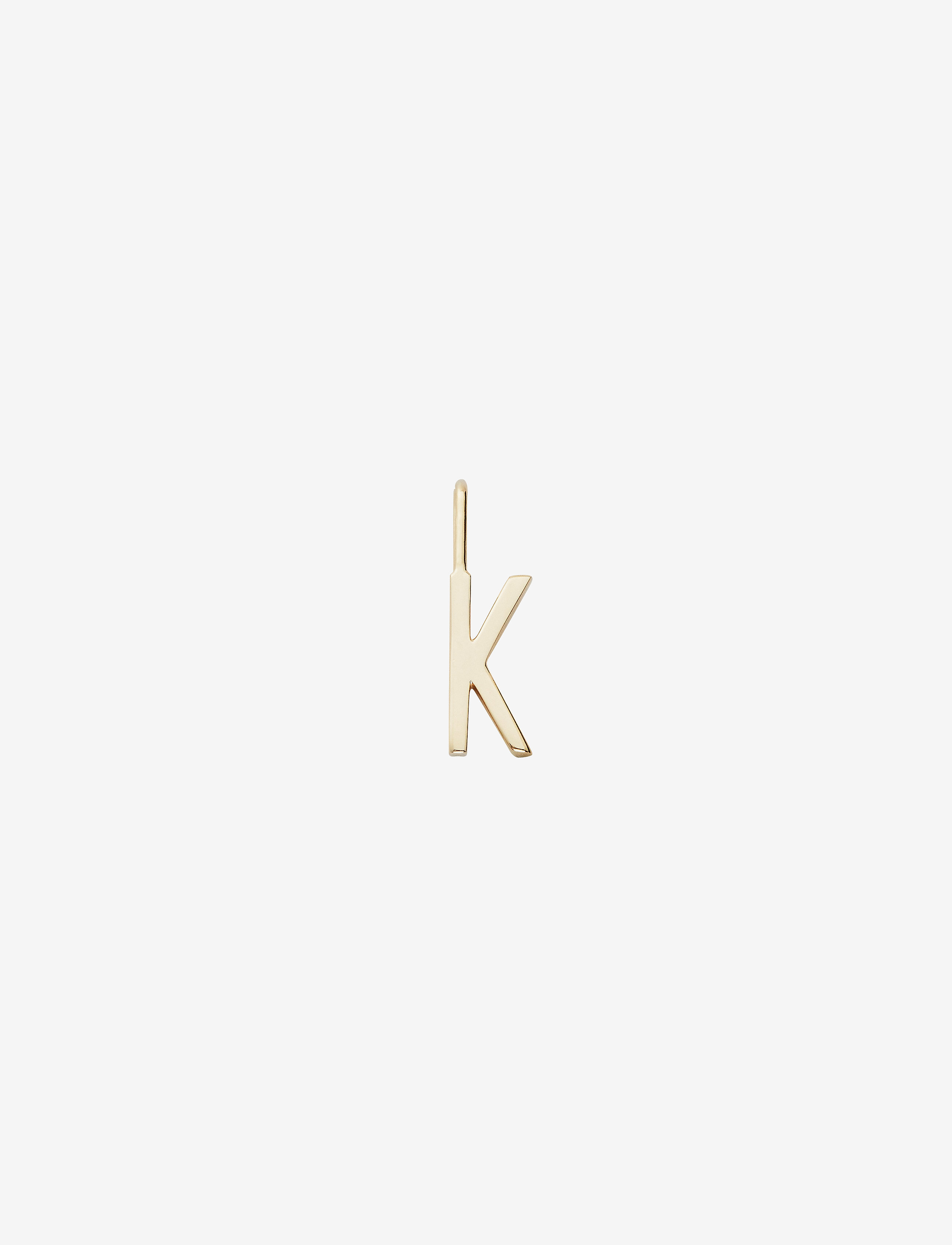 DESIGN LETTERS Letter For Initial Kette A-Z (18K Gold-Plated) Gold - 10 MM - Damen