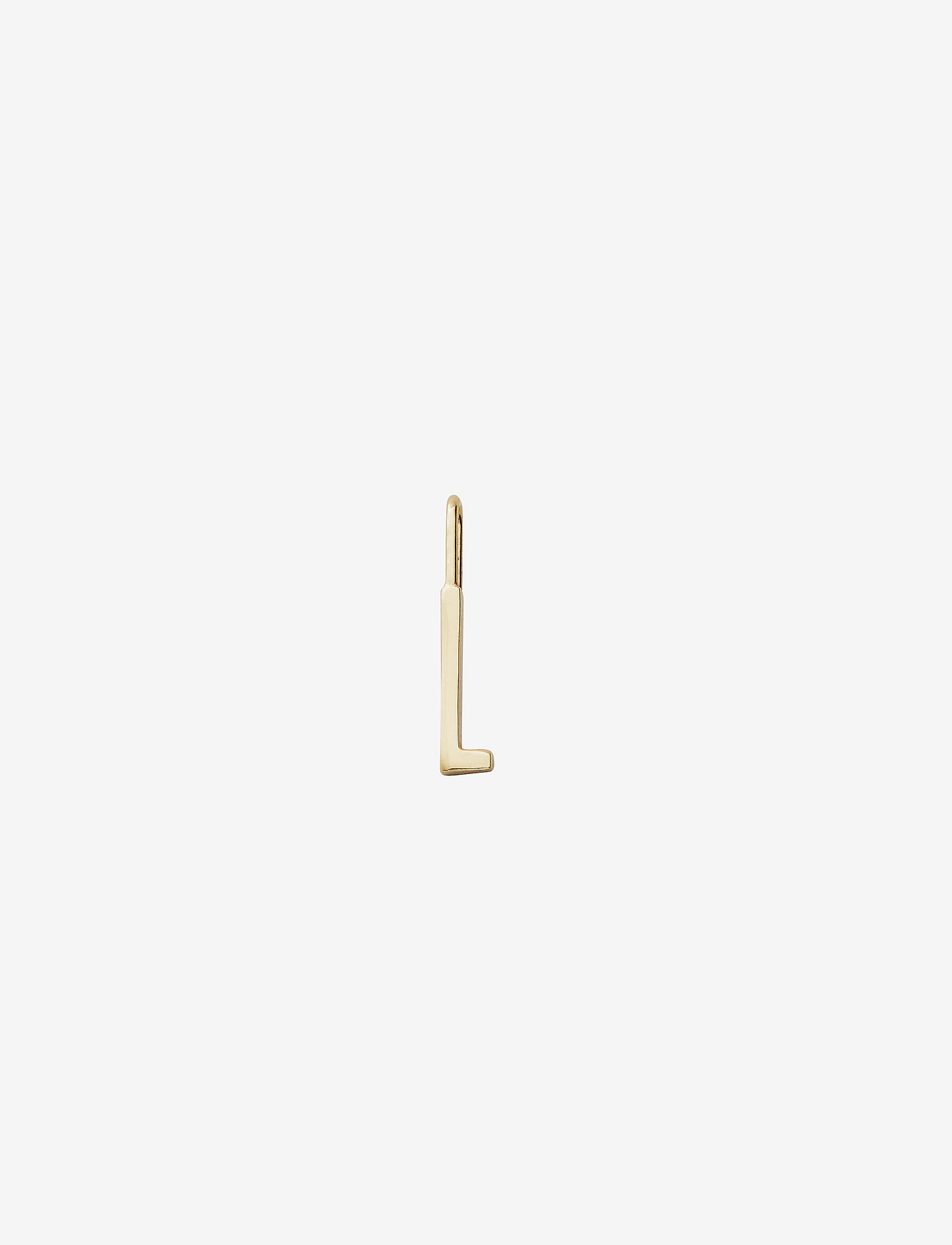 Design Letters - Letter for initial necklace A-Z (18K Gold-plated) - vedhæng - gold - 0