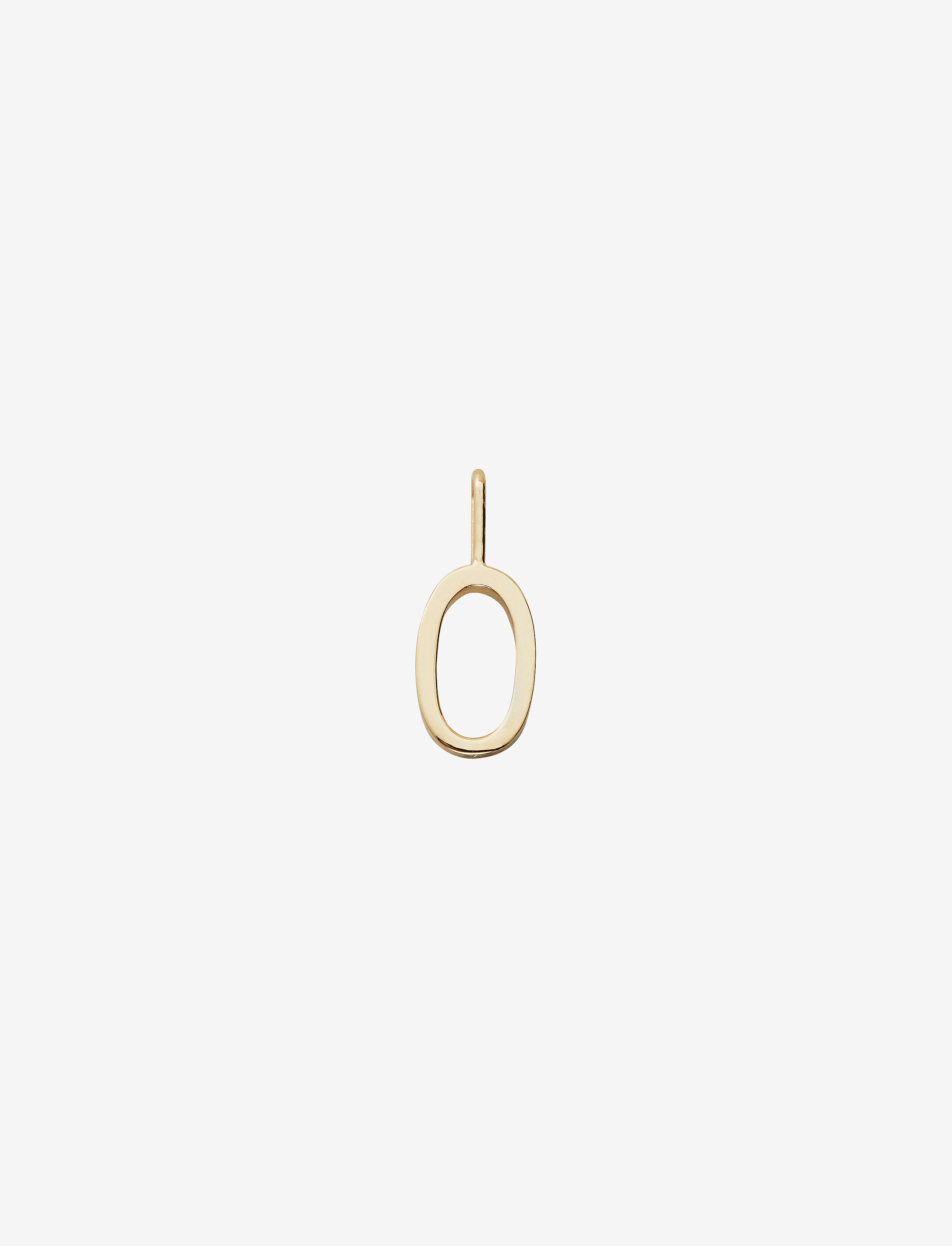 DESIGN LETTERS Letter For Initial Kette A-Z (18K Gold-Plated) Gold - 10 MM - Damen