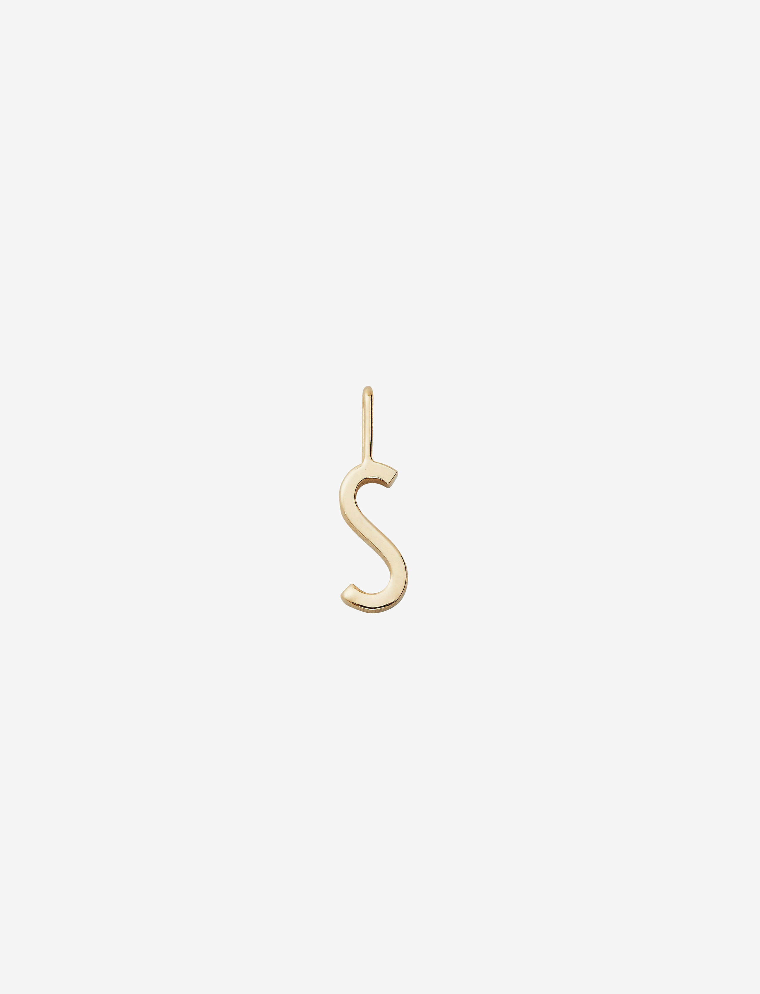 DESIGN LETTERS Letter For Initial Kette A-Z (18K Gold-Plated) Gold - 10 MM - Damen