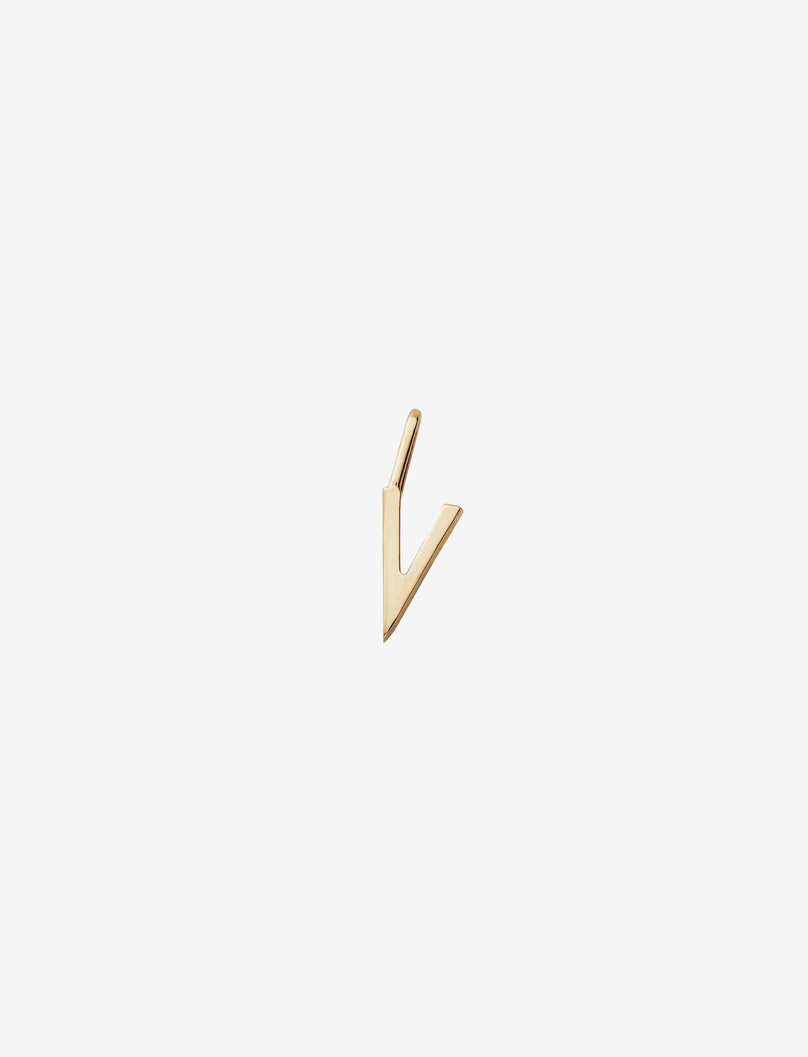 DESIGN LETTERS Letter For Initial Kette A-Z (18K Gold-Plated) Gold - 10 MM - Damen