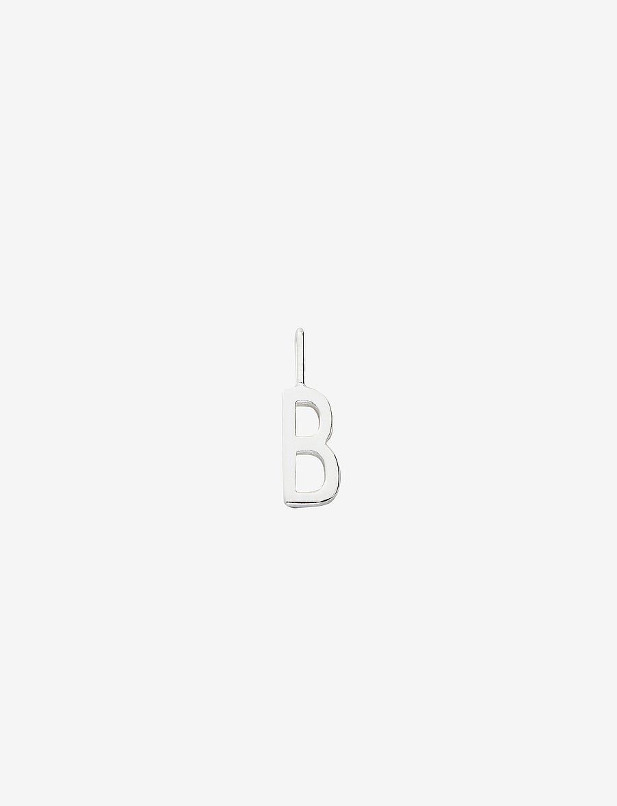 Design Letters - 10mm 925 sterling silver a-z - anhänger - silver - 0