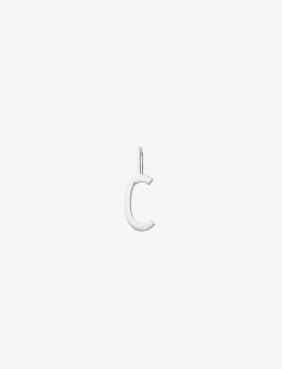 Design Letters - 10mm 925 sterling silver a-z - hängen & berlocker - silver - 0