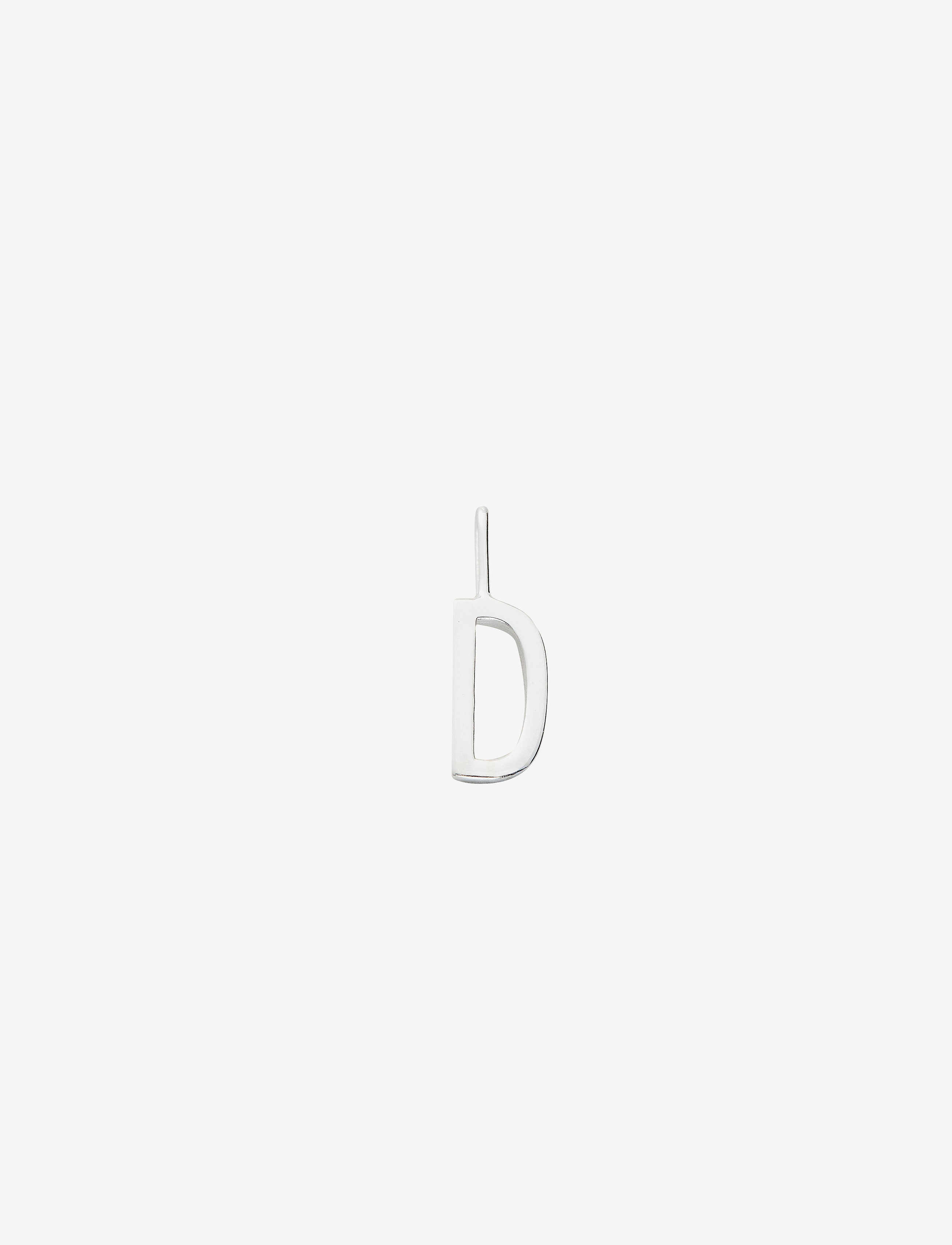 Design Letters 10Mm 925 Sterling Silver A-Z, One Size, Silver, Smykker > Vedhæng, Dame