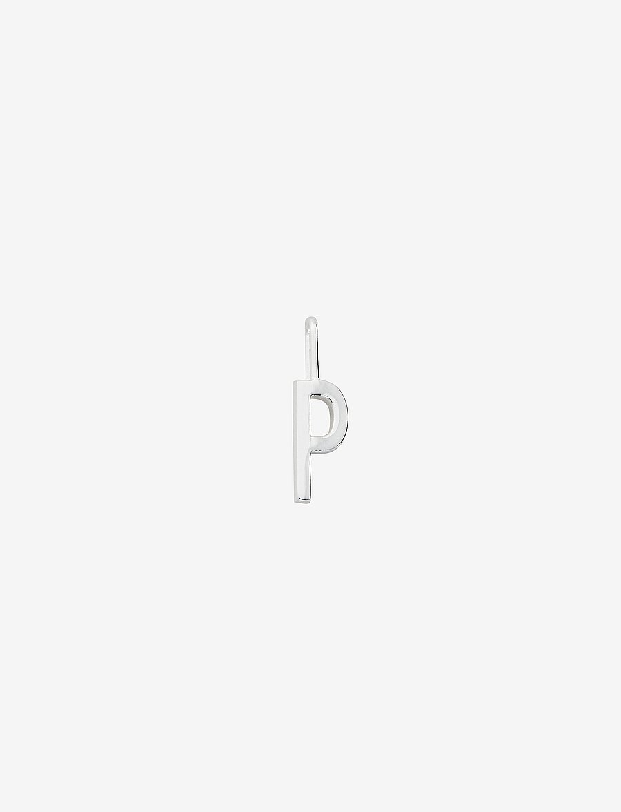 Design Letters - 10mm 925 sterling silver a-z - pendants - silver - 0