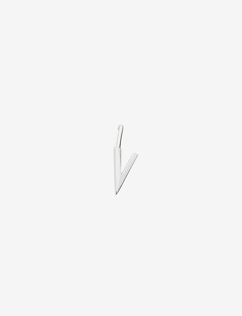 Design Letters - 10mm 925 sterling silver a-z - vedhæng - silver - 0