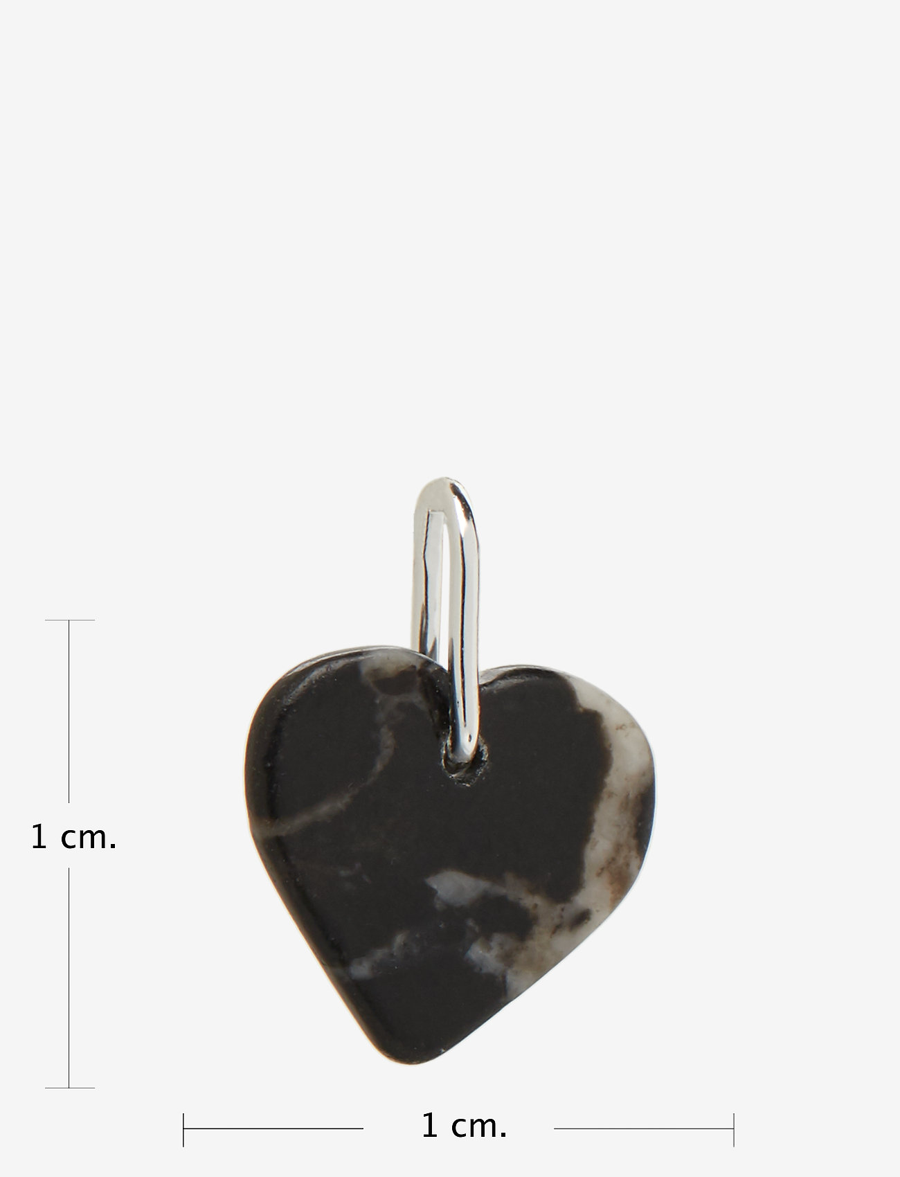 Design Letters - STONE HEART, SILVER - peoriided outlet-hindadega - black - 1