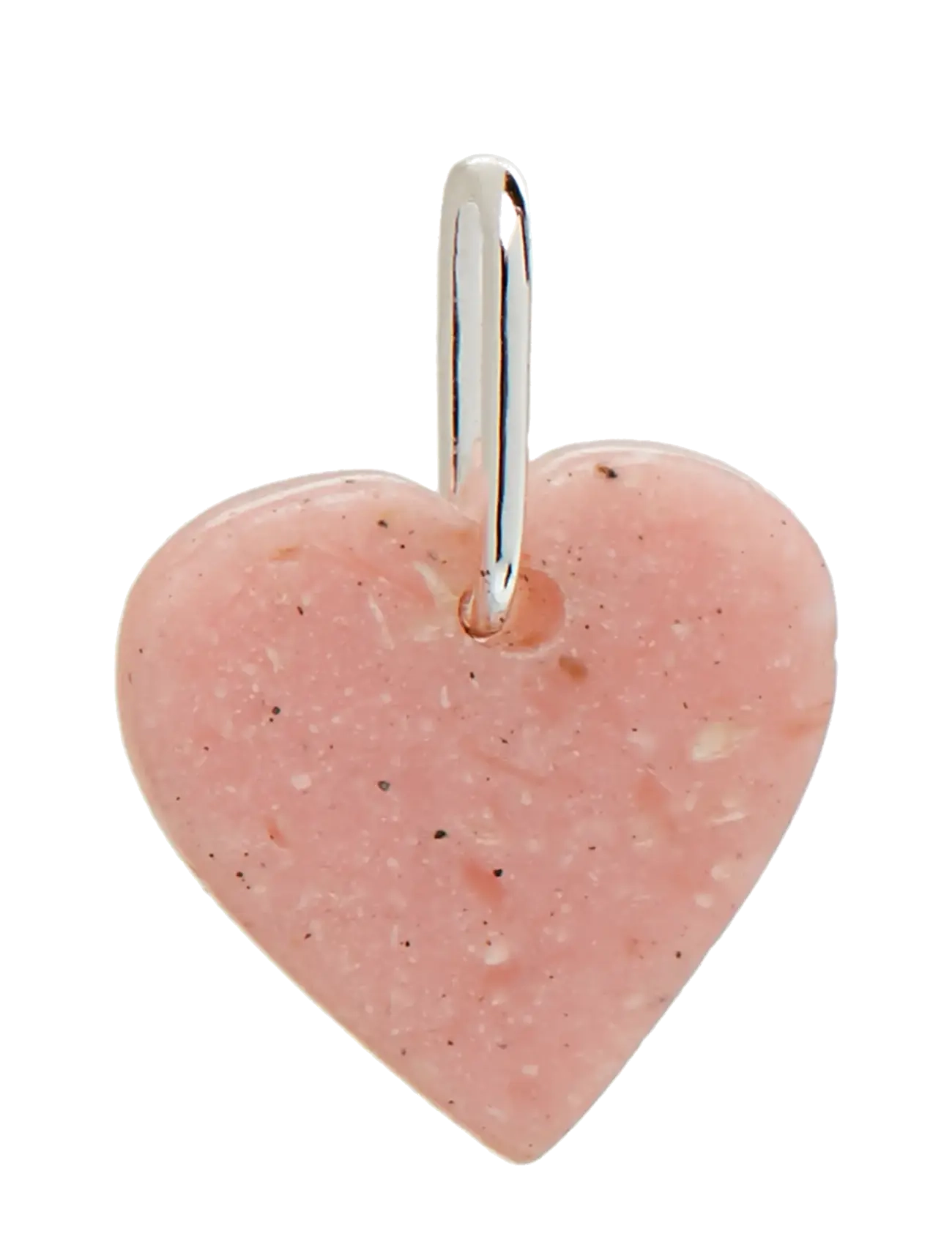 Design Letters STONE HEART, SILVER - Accessoires - PINK / pink/rose