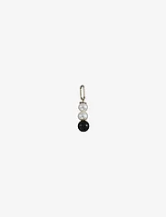 Design Letters - Pearl Stick Charm 4mm Silver - party wear at outlet prices - black - 0