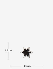 Design Letters - ENAMEL STAR CHARM, SILVER - vakarėlių drabužiai išparduotuvių kainomis - black - 1