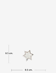 Design Letters - ENAMEL STAR CHARM, SILVER - odzież imprezowa w cenach outletowych - white - 1