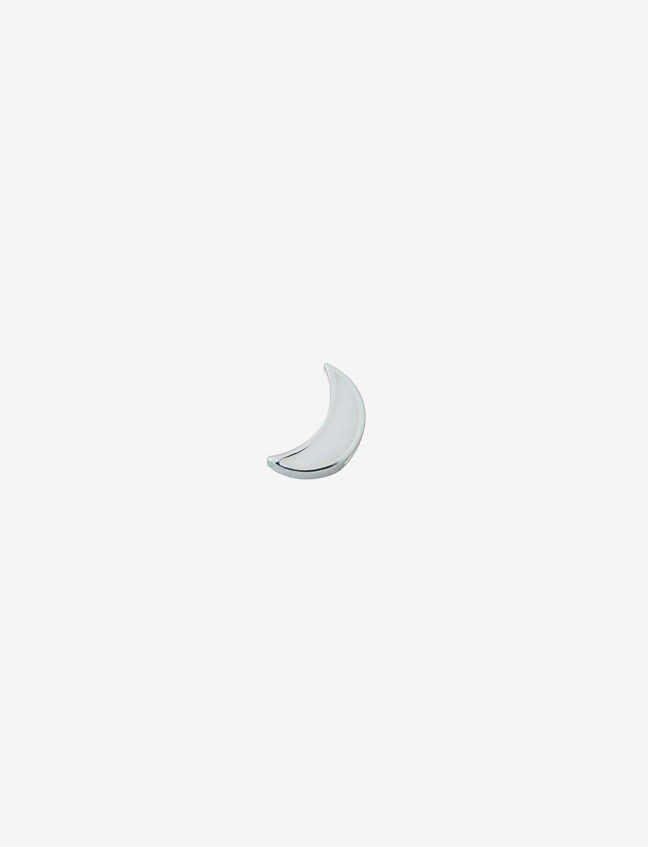 Design Letters - Enamel Moon Charm - festklær til outlet-priser - white - 0