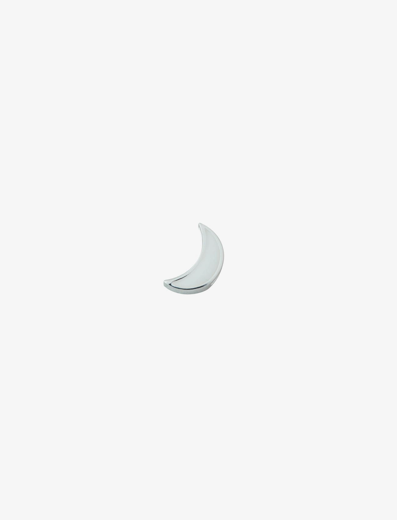 Design Letters Enamel Moon Charm - Anhänger - WHITE / white