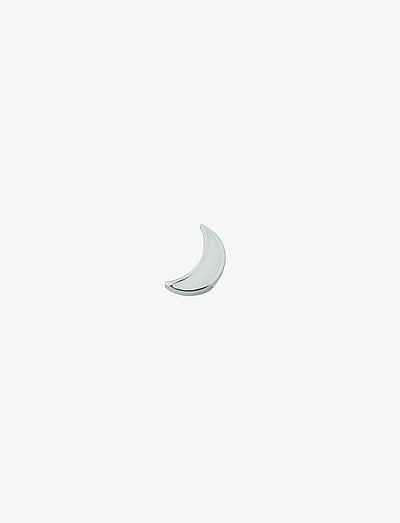 Design Letters Enamel Moon Charm - Speciella tillfällen - WHITE / white
