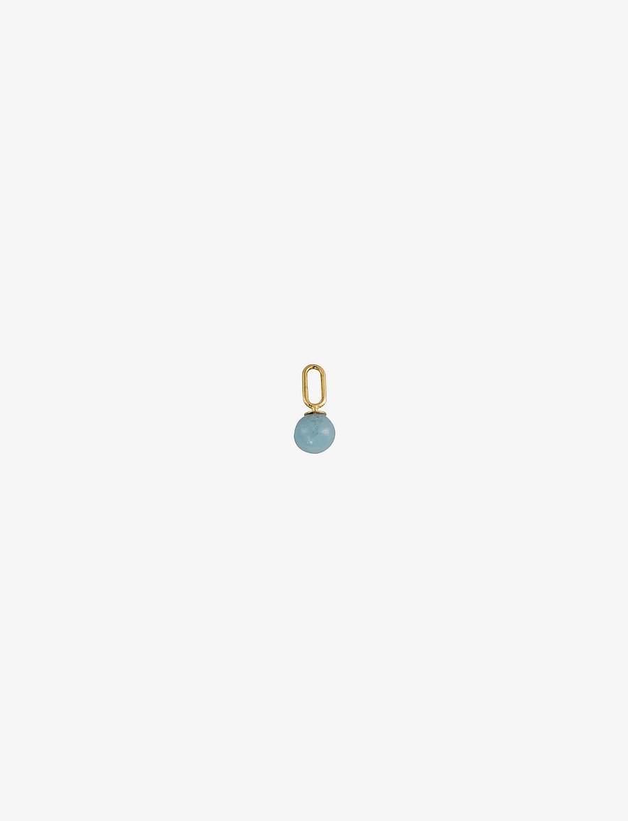 Design Letters - Stone Drop Charm - ripatsid - blue - 1