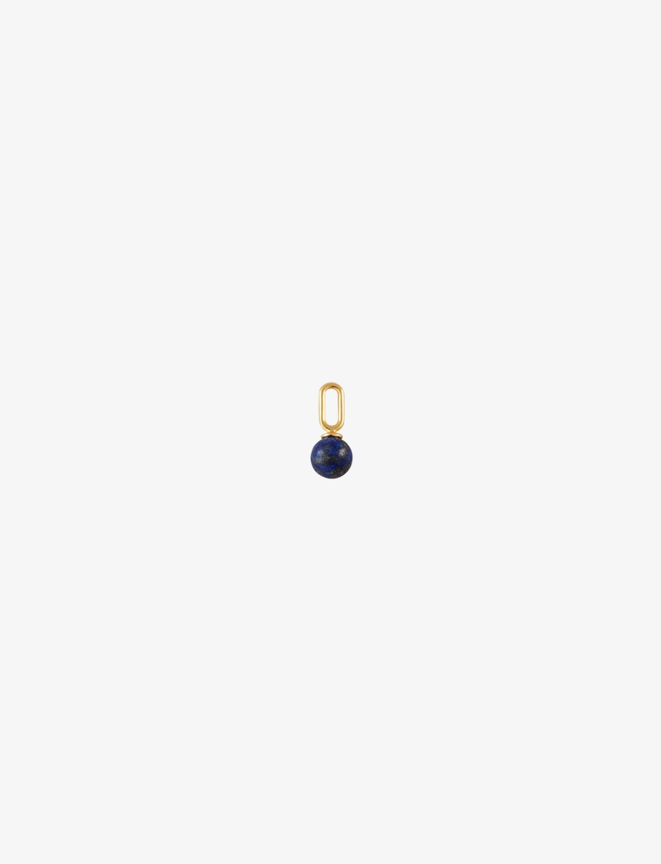 DESIGN LETTERS Stone Drop Charm Blau - 5 MM - Damen