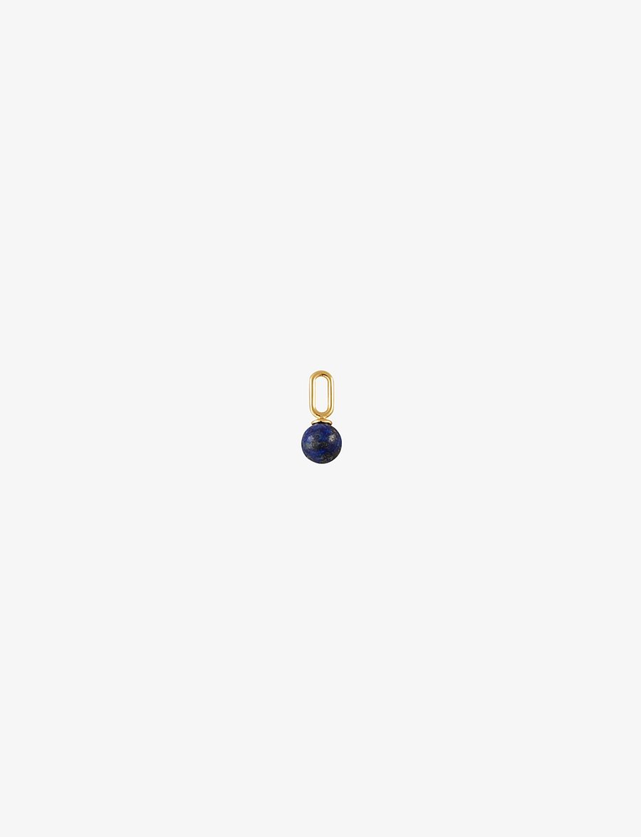 Design Letters - Stone Drop Charm - riipukset - gold - 1