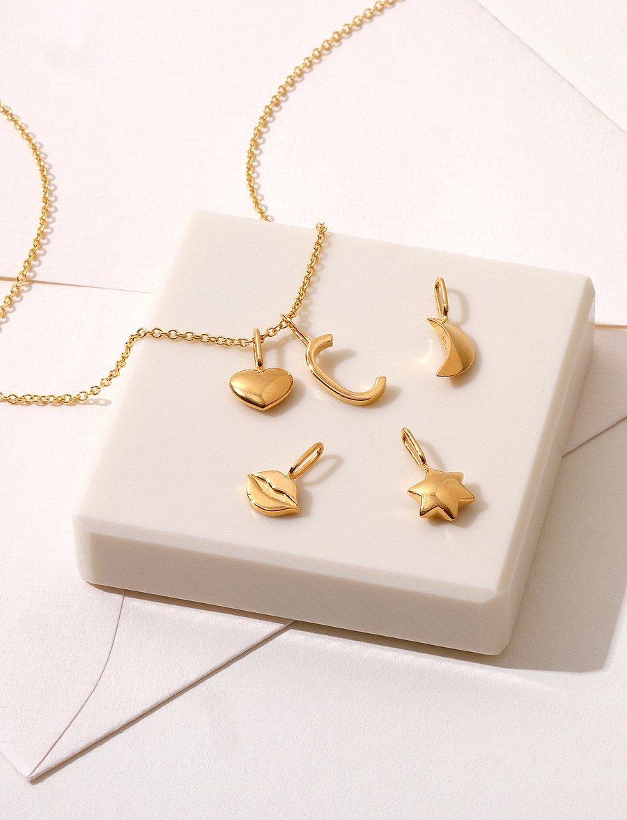 Design Letters - Darling charm collection, gold plated - käeketid - gold - 0