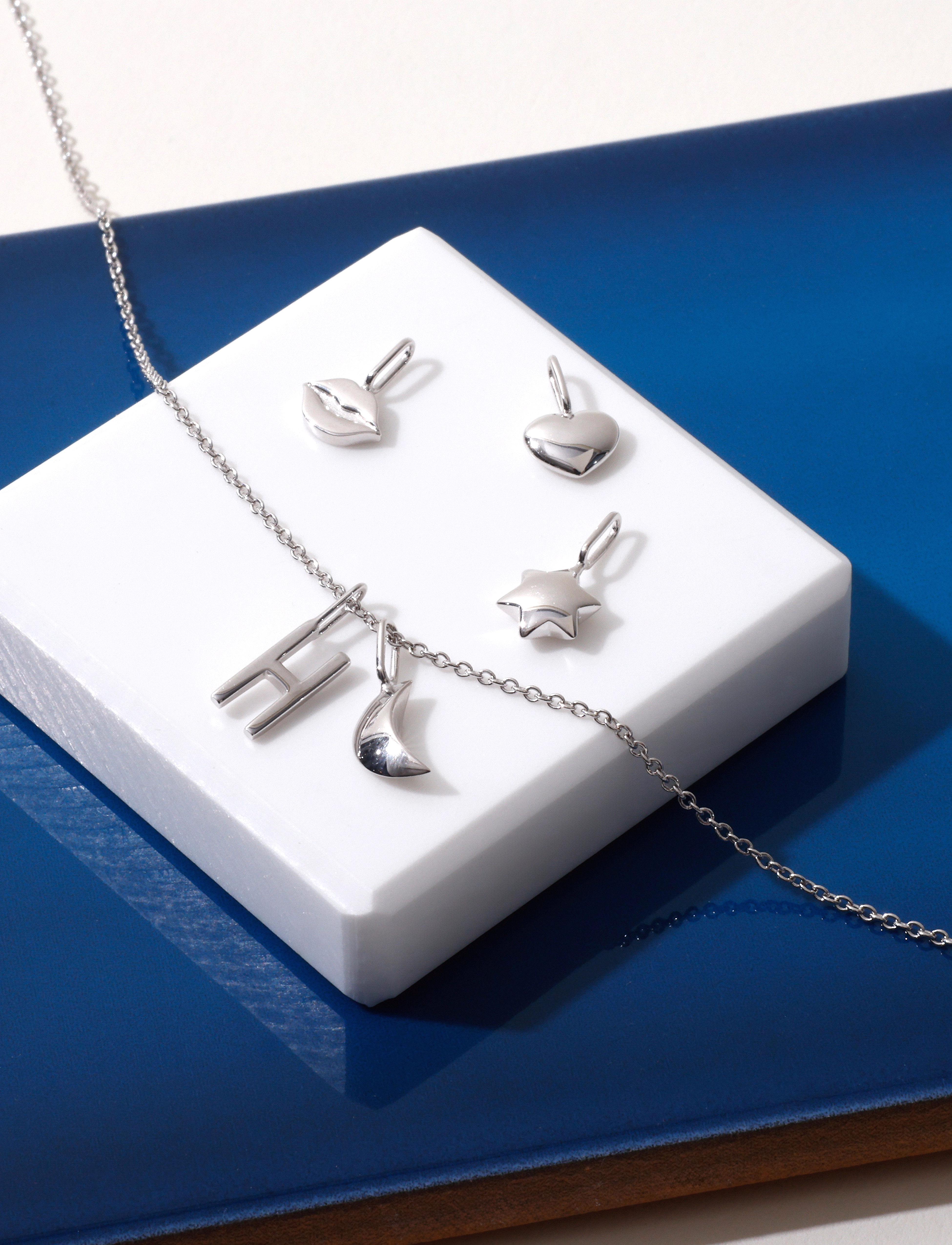 Design Letters Darling Charm Collection, Silver, One Size, Necklaces, Silber - Chain Frauen