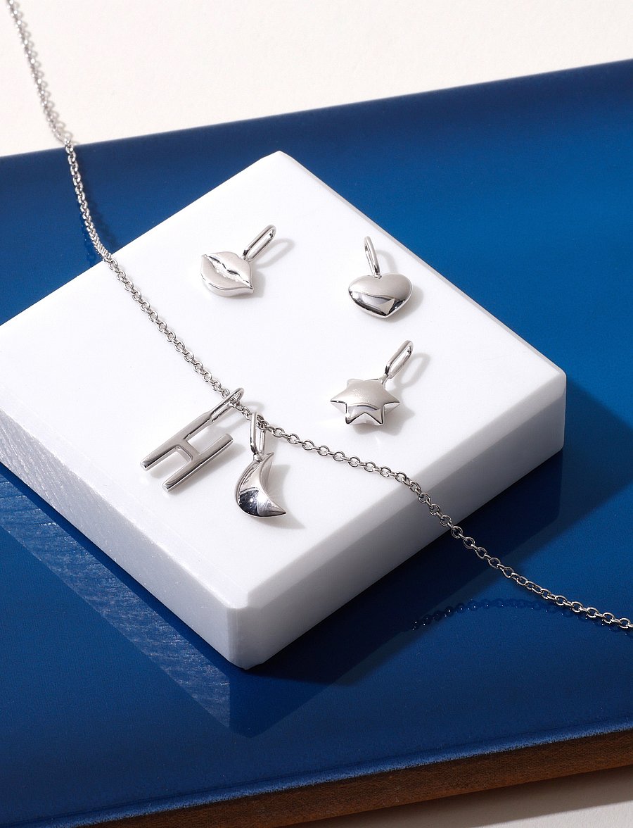 Design Letters - Darling charm collection, silver - grandininės apyrankės - silver - 0