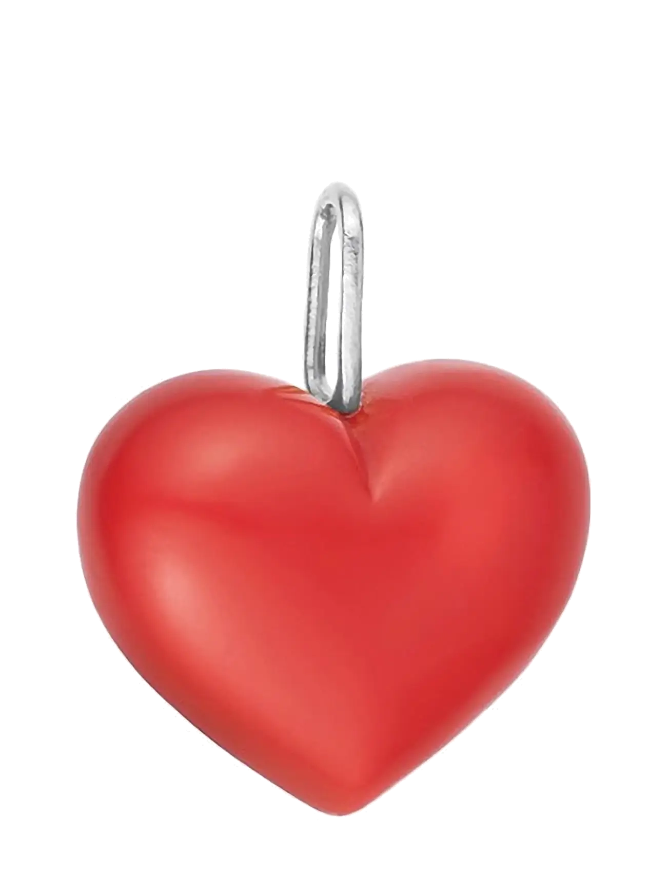 Design Letters Mega Little Big Love charm, silver - Essentials - DEEP SEA CORAL / coral