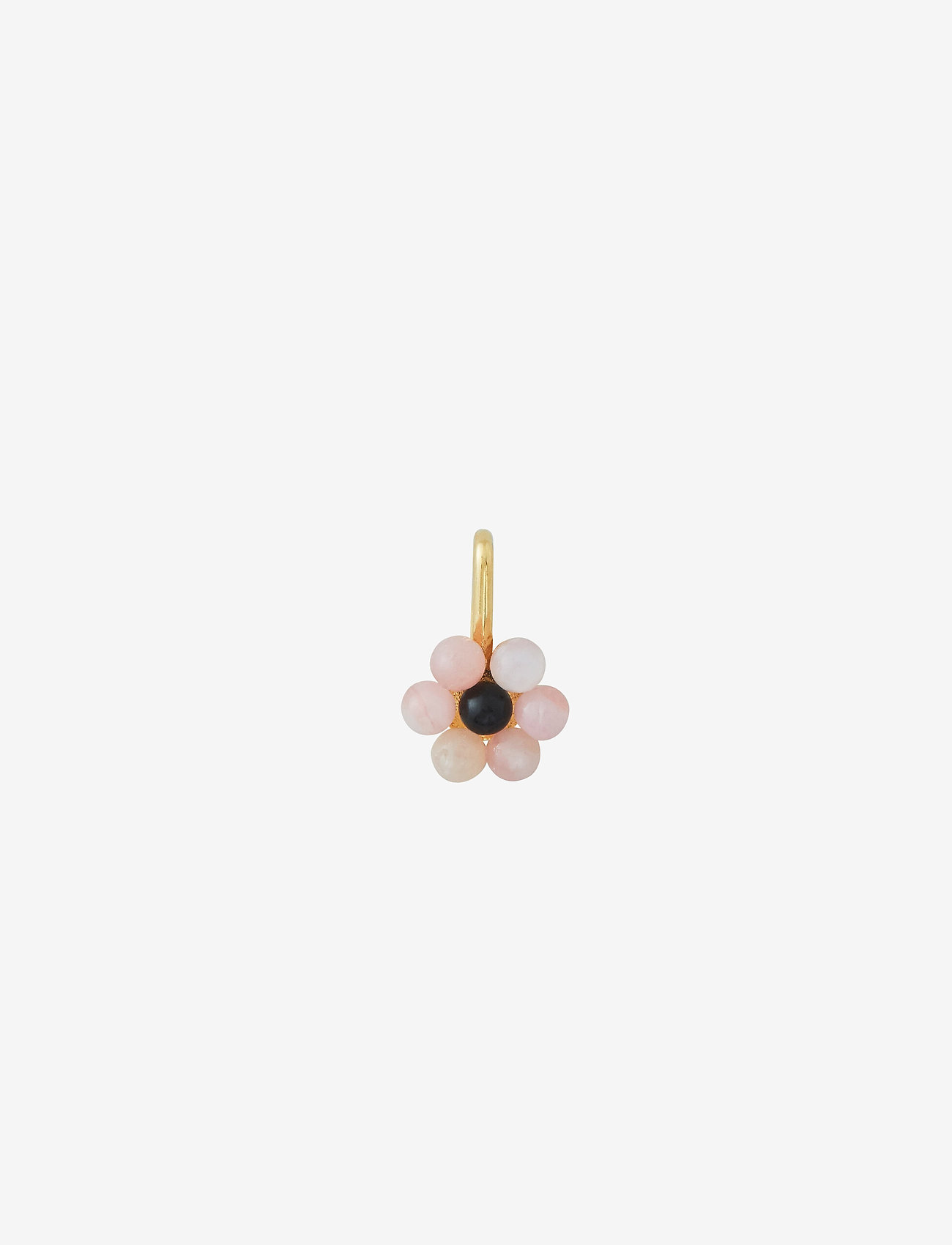 Design Letters - My Flower Charm 7 mm GOLD - festklær til outlet-priser - pink - 0