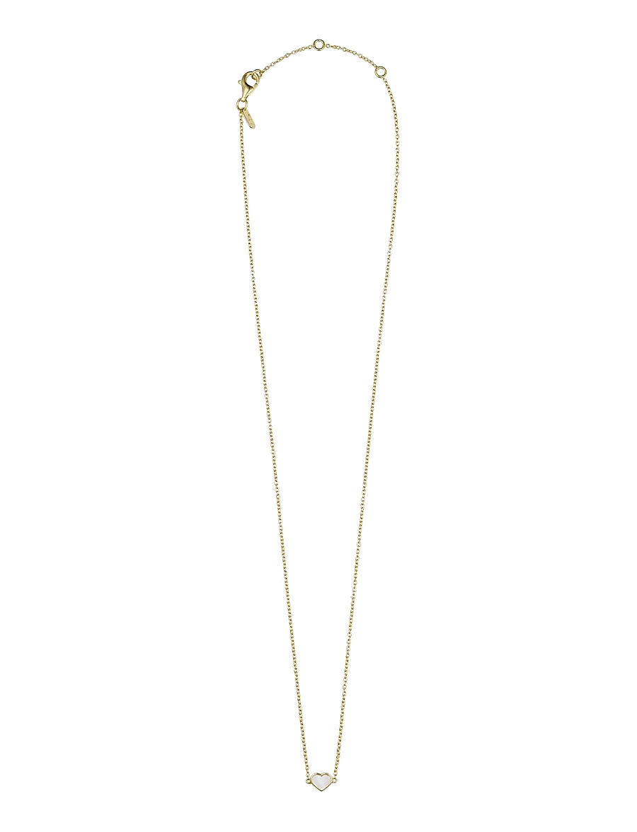 Design Letters - Pearl Little Big Love necklace, gold plated - perlenketten - gold - 1