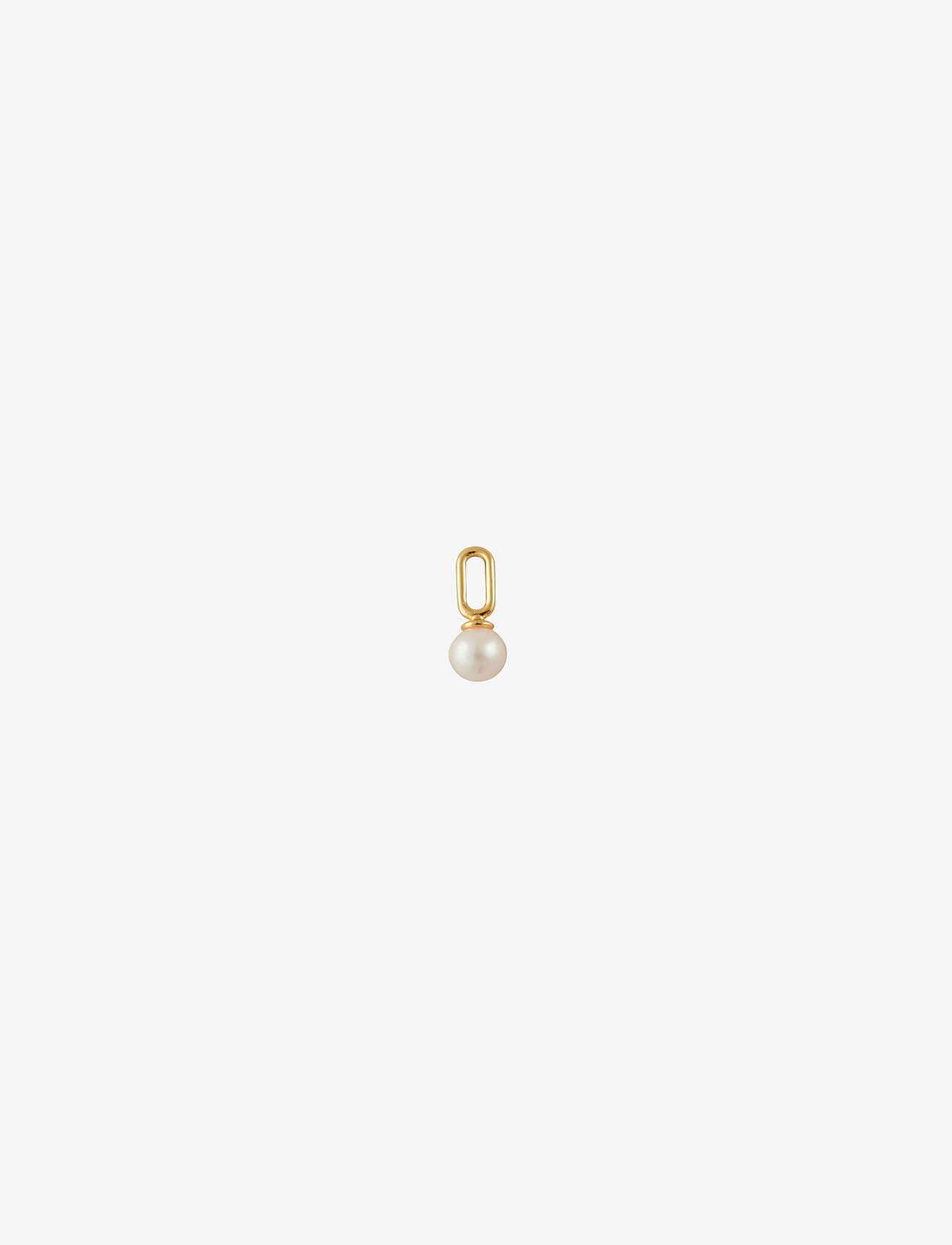 Design Letters - Pearl Drop Charm 5mm Gold - gold - 0