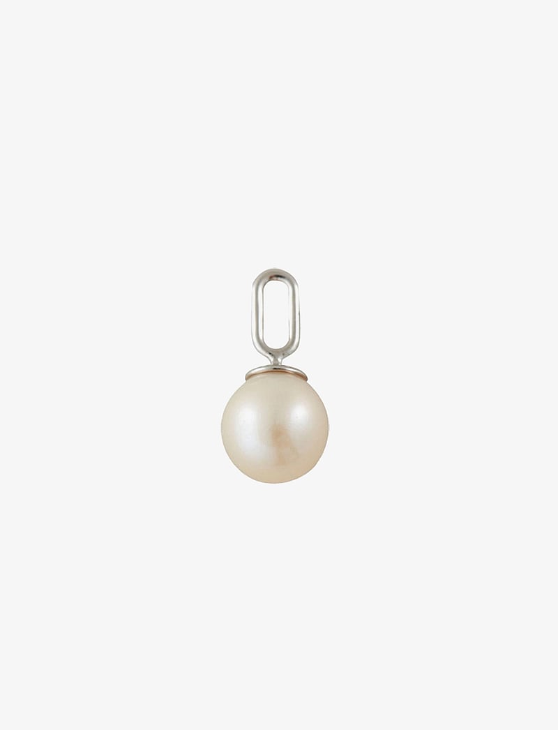 Design Letters - Pearl Drop Charm - halsketten - silver - 0