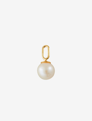 Design Letters - Pearl Drop Charm 8mm Gold - peoriided outlet-hindadega - gold - 0