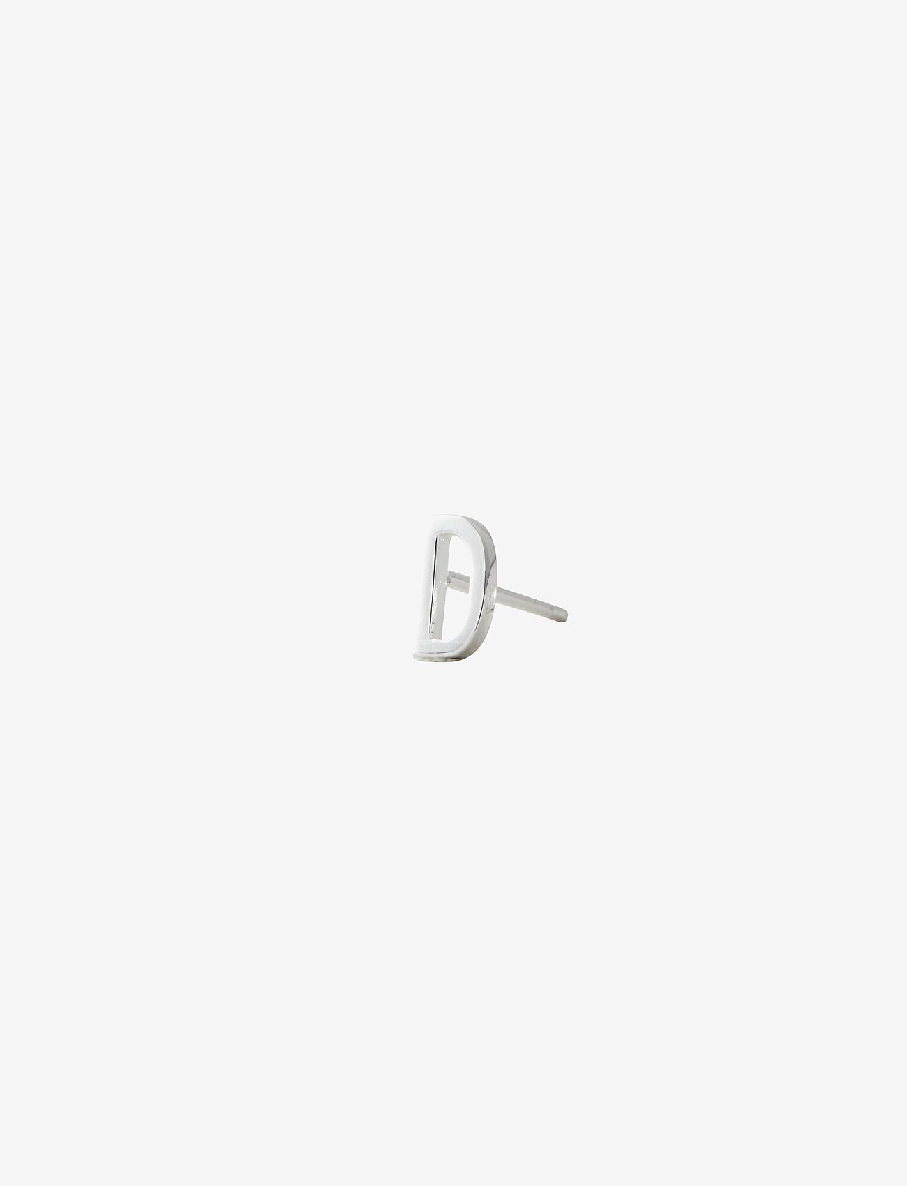 Design Letters - EARRING STUDS ARCHETYPES, A-Z - enkelte øreringe - silver - 0