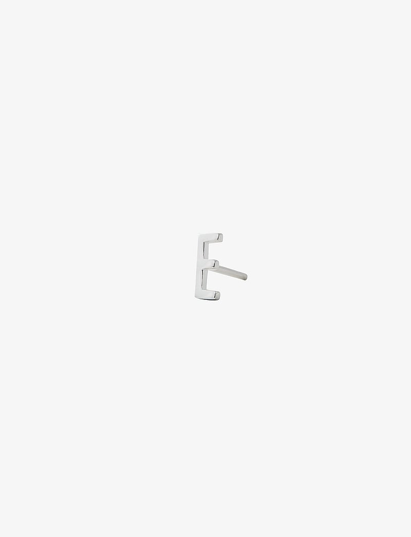 Design Letters - EARRING STUDS ARCHETYPES, A-Z - enkelte øreringe - silver - 0