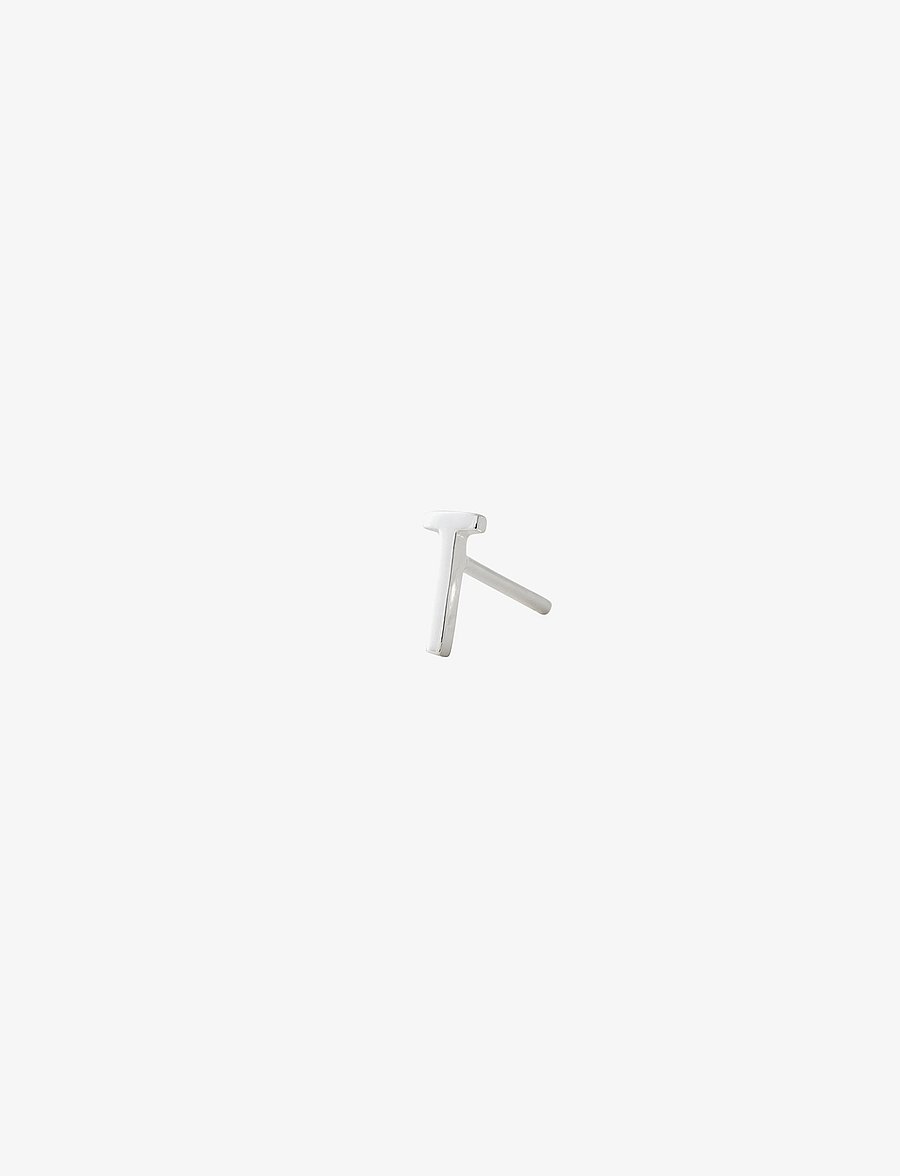 Design Letters - EARRING STUDS ARCHETYPES, A-Z - Üksikud kõrvarõngad - silver - 0