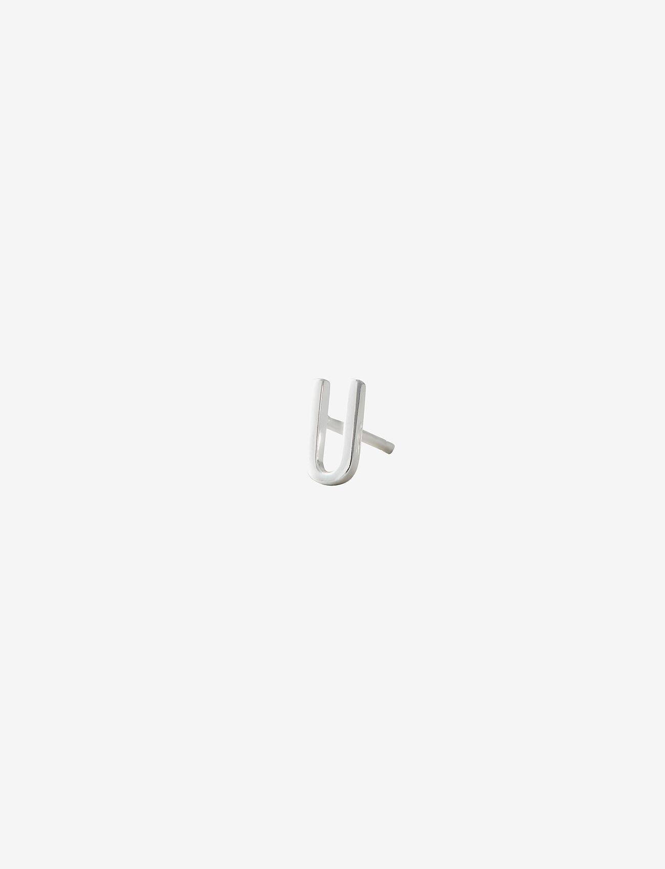 Design Letters - EARRING STUDS ARCHETYPES, A-Z - enkelte øreringe - silver - 1