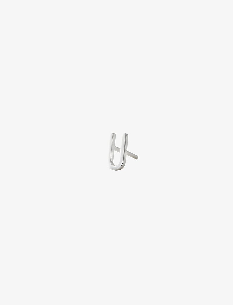 Design Letters - EARRING STUDS ARCHETYPES, A-Z - enkelte øreringe - silver - 1