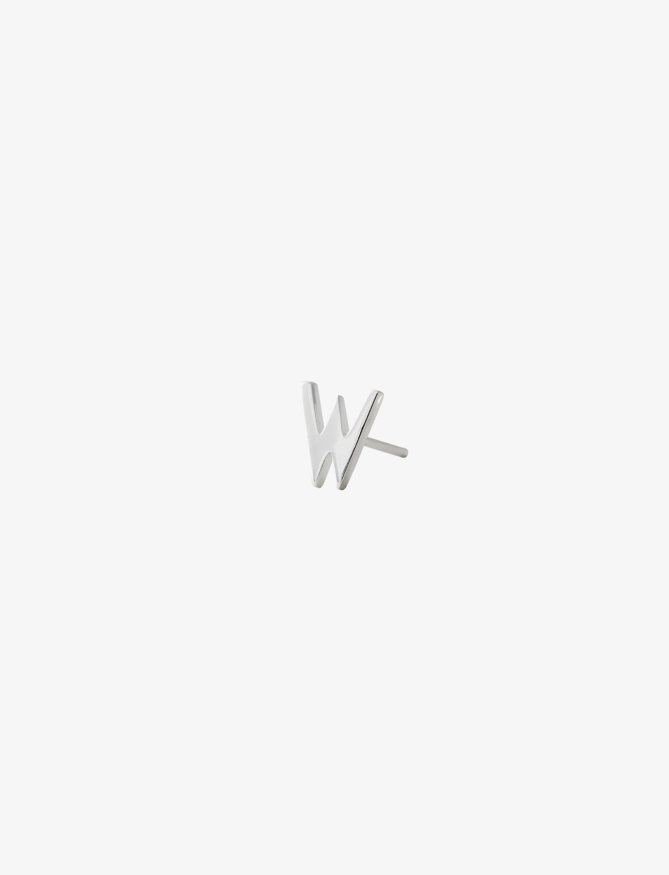 Design Letters Earring Studs Archetypes, A-Z, One Size, Earrings, Silber - Studs, Frauen