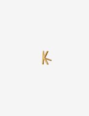 Design Letters - EARRING STUDS ARCHETYPES, GOLD, A-Z - nagliņauskari - gold - 0