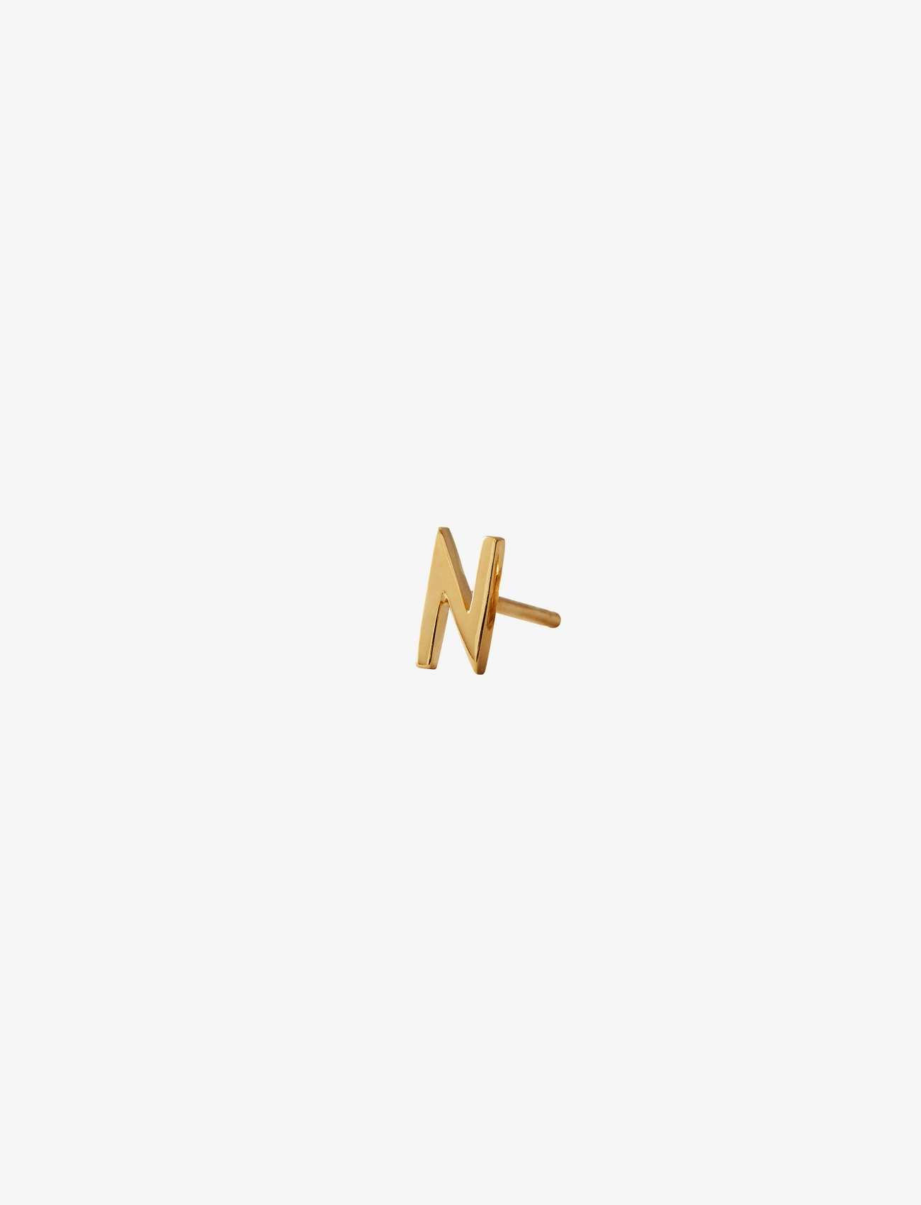 DESIGN LETTERS Ohrring Studs Archetypes, A-Z Gold - One Size - Damen