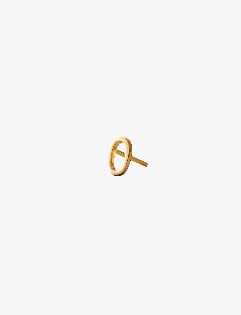 Design Letters - EARRING STUDS ARCHETYPES, A-Z - enkelte øreringe - gold - 1