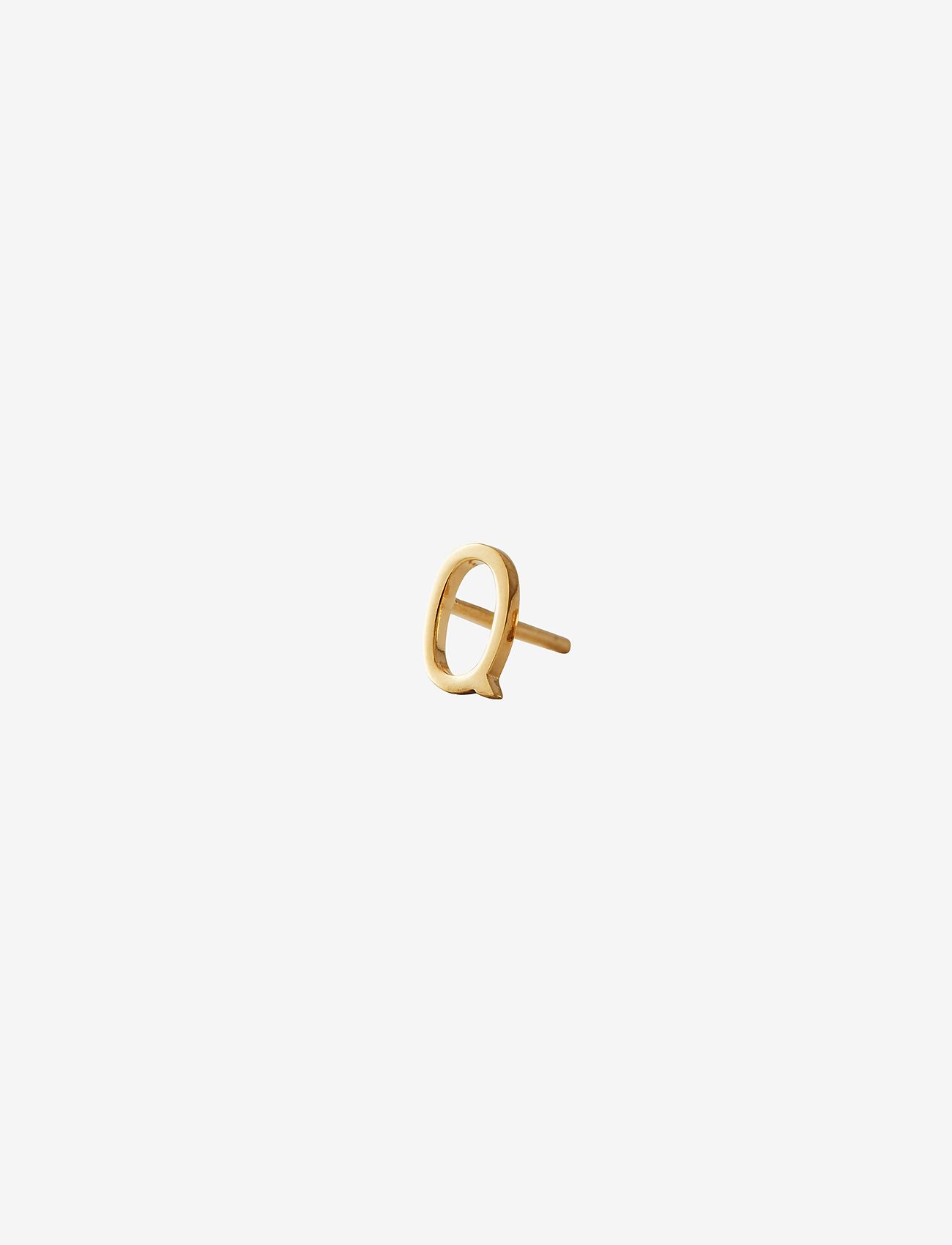 Design Letters - EARRING STUDS ARCHETYPES, GOLD, A-Z - kolczyki sztyfty - gold - 0