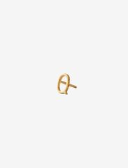 Design Letters - EARRING STUDS ARCHETYPES, GOLD, A-Z - stud earrings - gold - 0