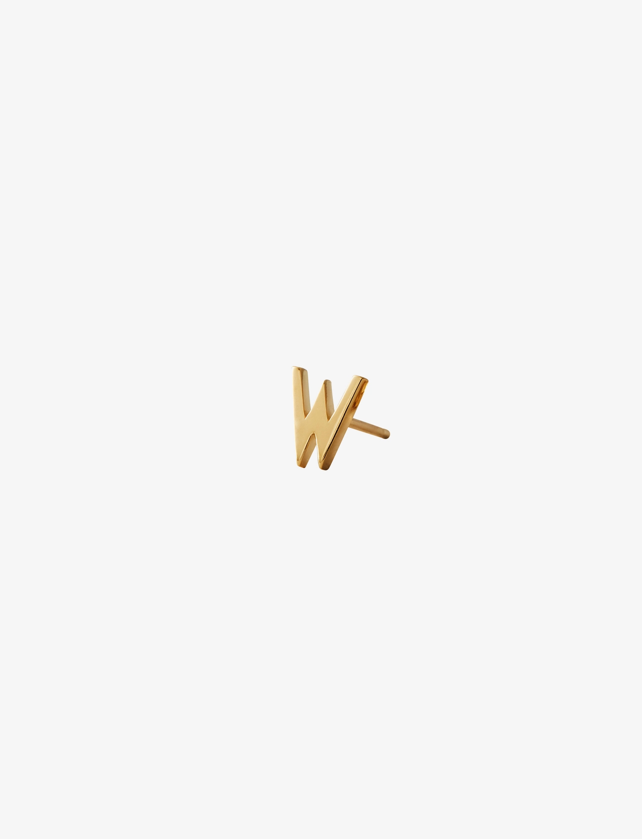 Design Letters Earring Studs Archetypes, A-Z, One Size, Earrings, Gold - Studs, Frauen