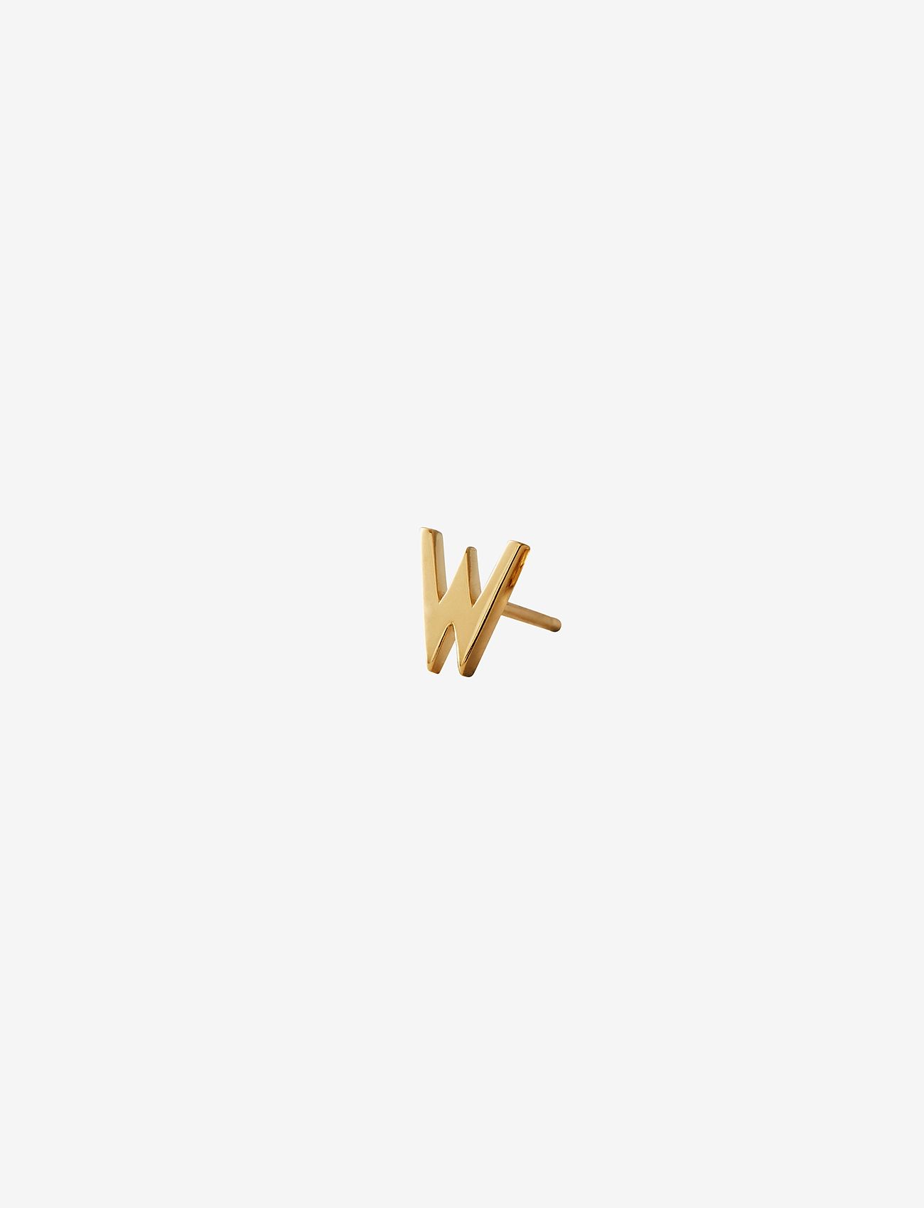 Design Letters - EARRING STUDS ARCHETYPES, A-Z - einzelpackung ohrring - gold - 0