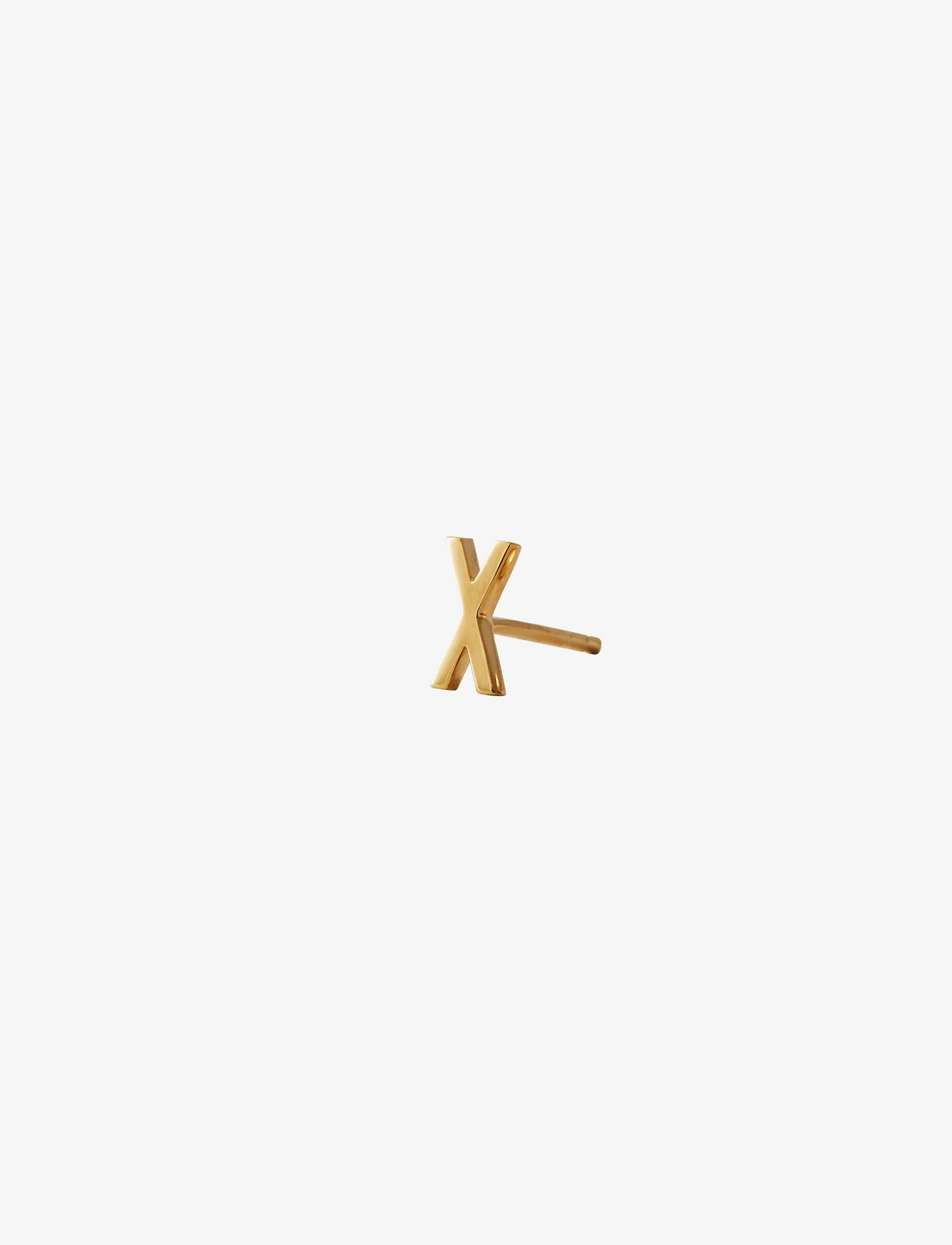 DESIGN LETTERS Ohrring Studs Archetypes, A-Z Gold - One Size - Damen