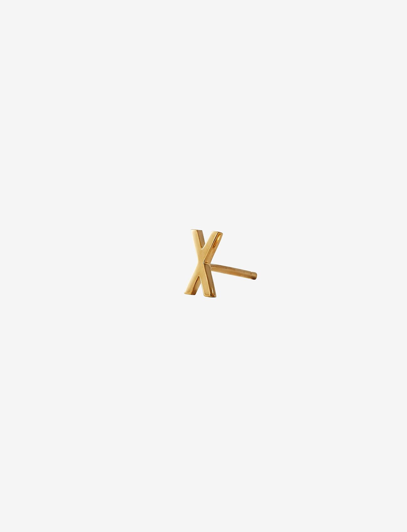 Design Letters - EARRING STUDS ARCHETYPES, A-Z - enkelte øreringe - gold - 1