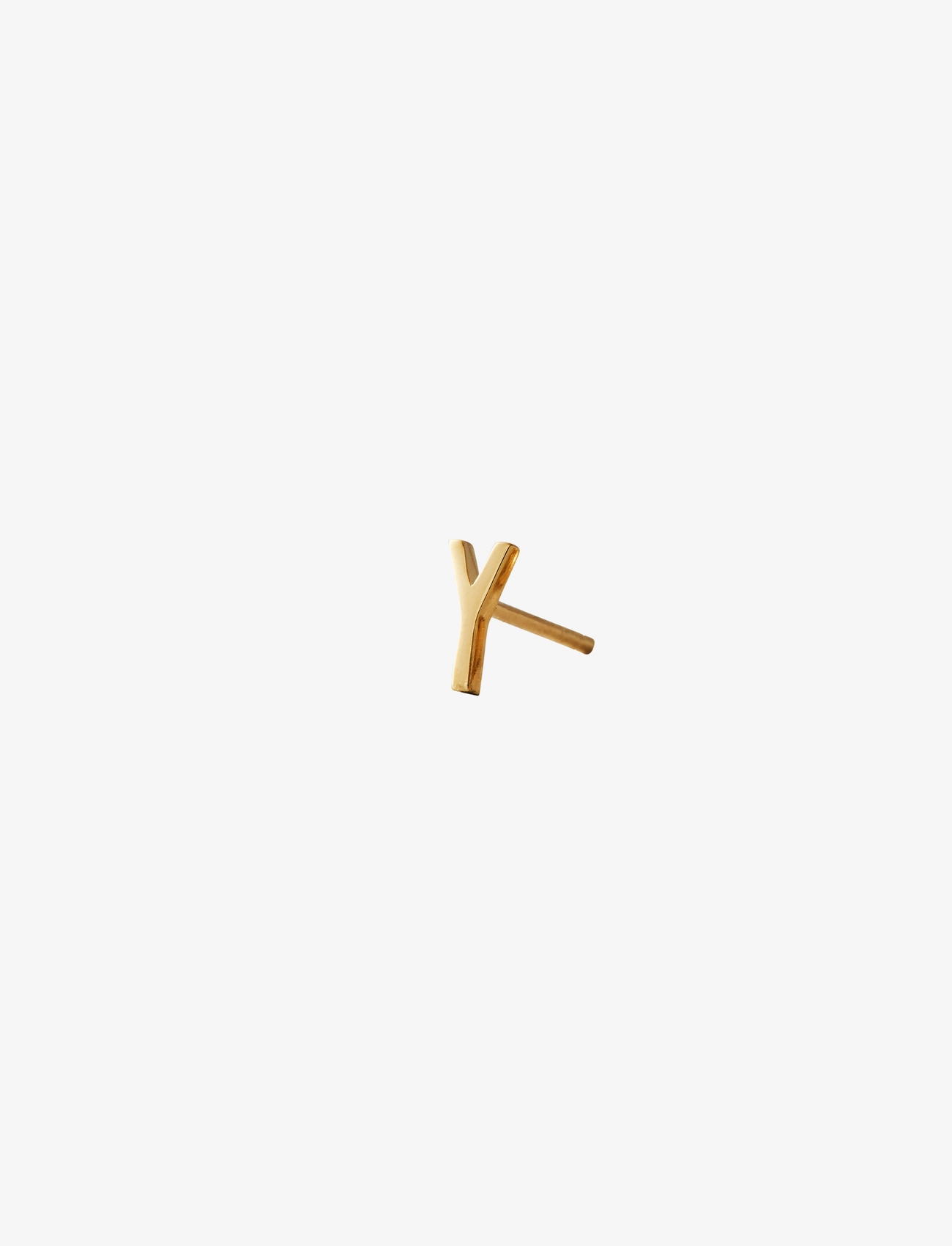 DESIGN LETTERS Ohrring Studs Archetypes, A-Z Gold - One Size - Damen